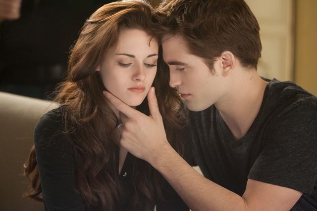 Kristen Stewart and Robert Pattinson in The Twilight Saga: Breaking Dawn Part 2